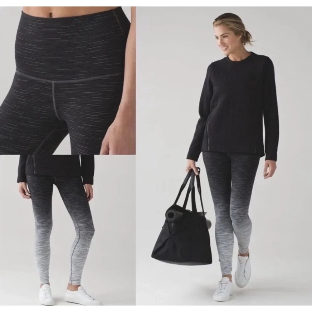 Lululemon Wunder Under High Rise Tight Ombré Melange 31” Size 6 - Picture 10 of 11